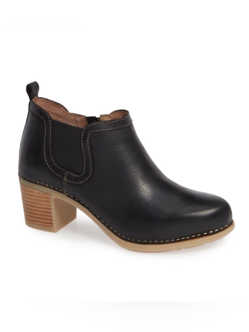 Dansko Harlene leather ankle boots black 39 US 8.5